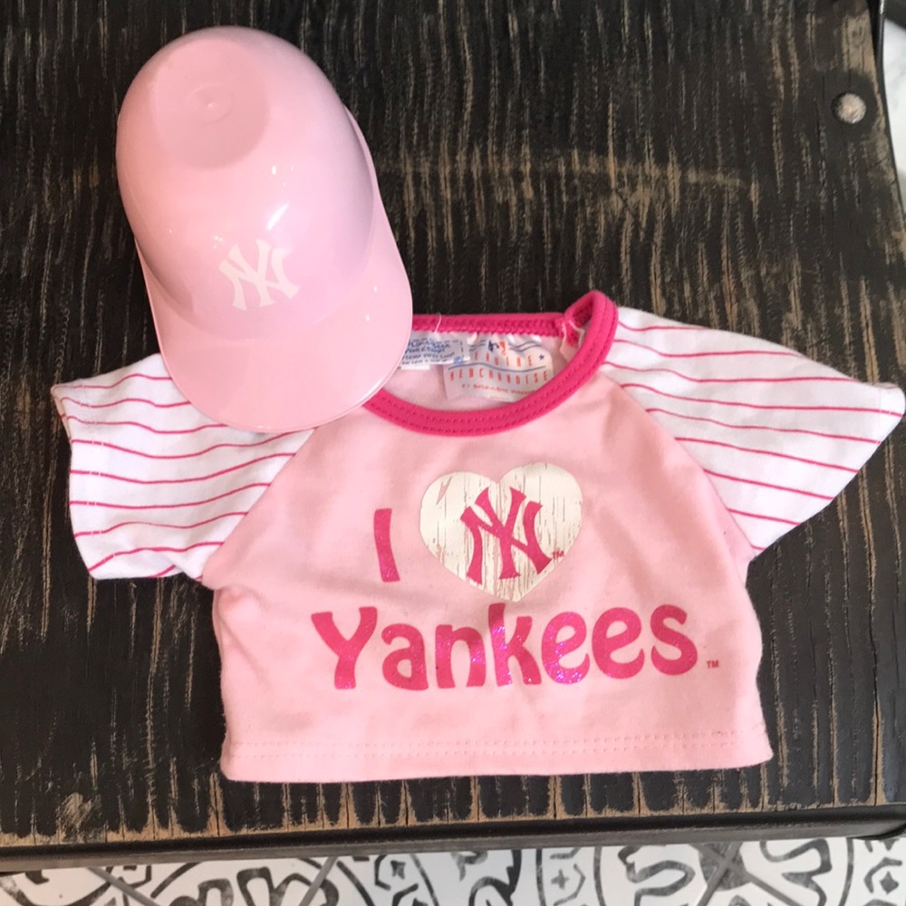 Build a Bear Yankees hat and helmet - Picture 1 of 9